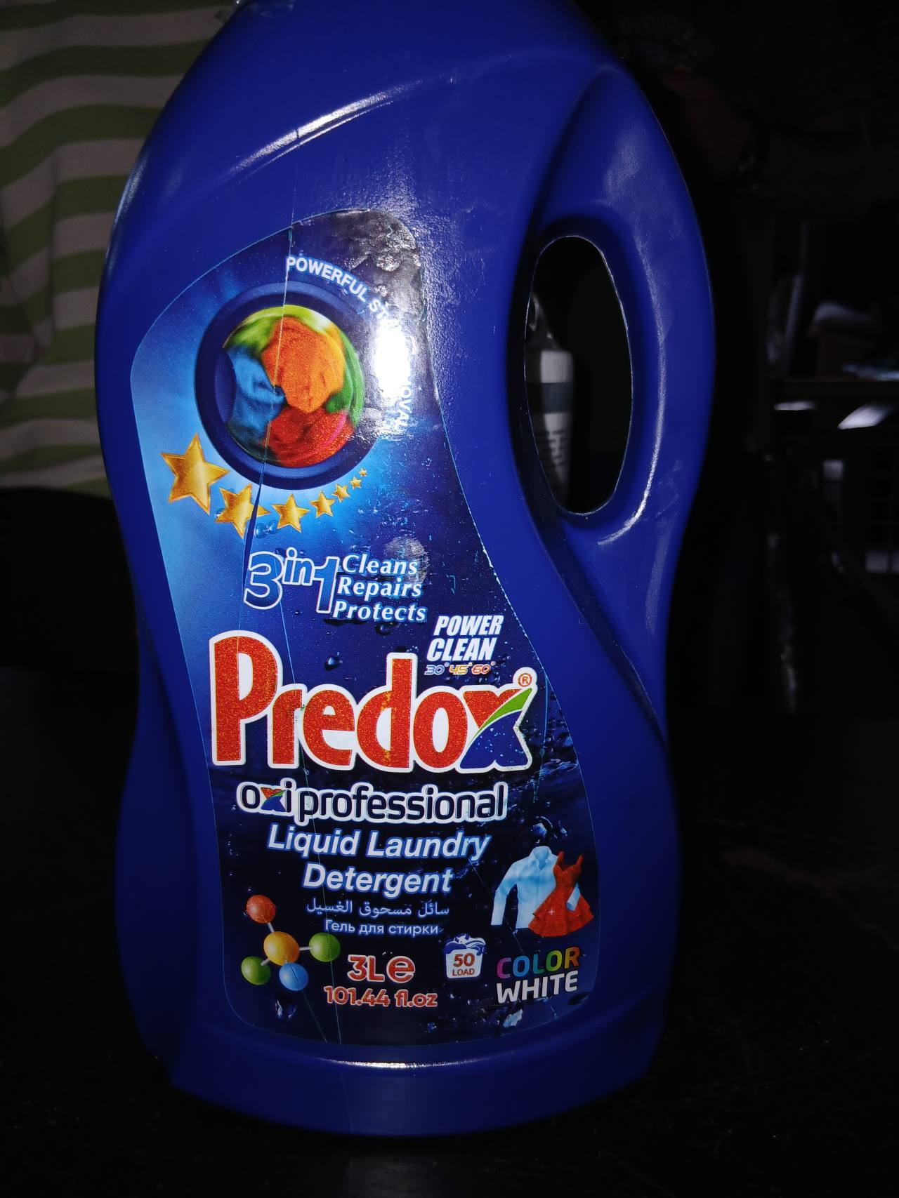 Predox oxi professional Liquid Laundry Detergent 3 in 1 Color White