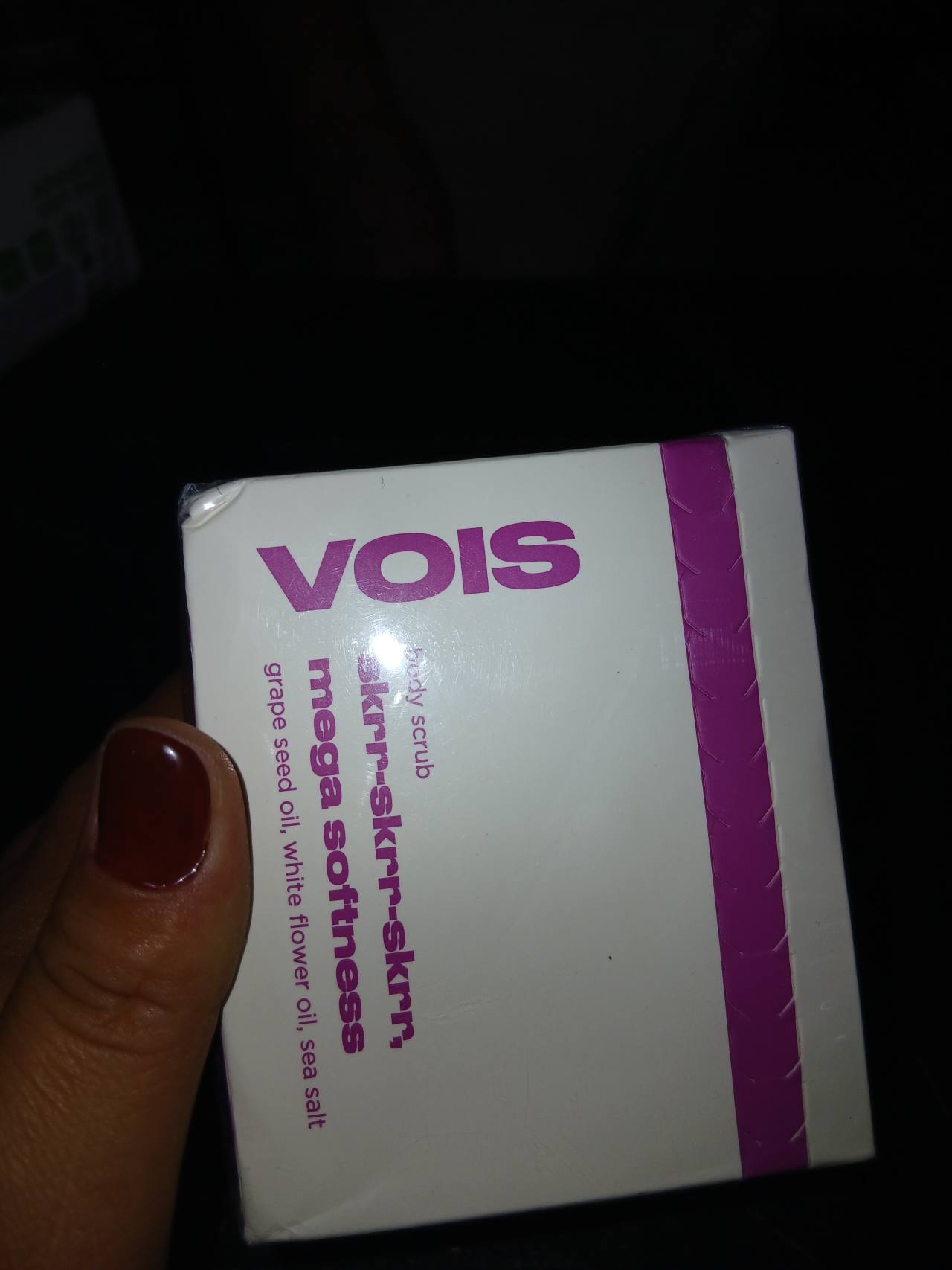 VOIS body scrub skrr-skrr-skrr, mega softness