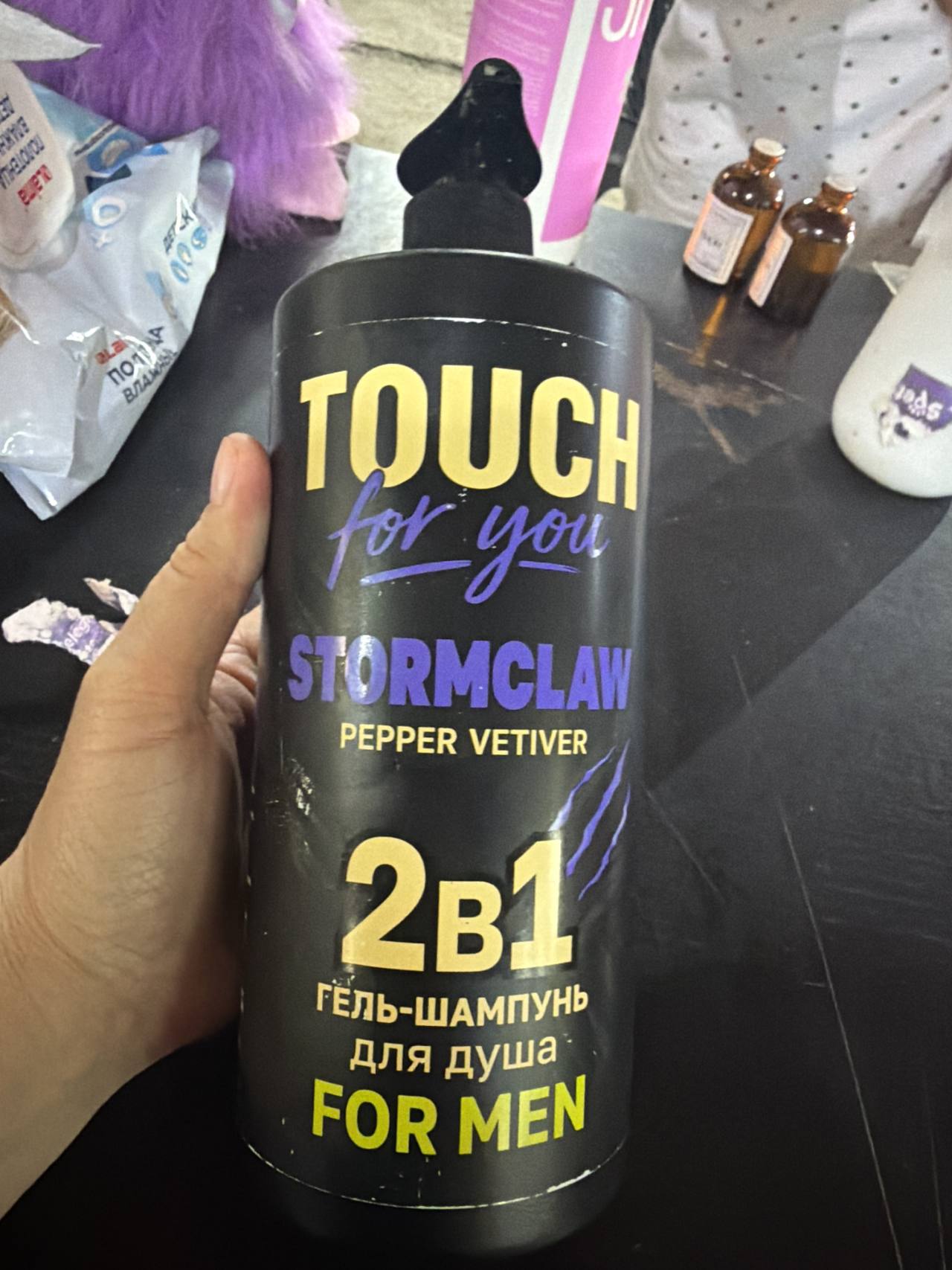 Гель-шампунь для душа 2в1 STORMCLAW PEPPER VETIVER