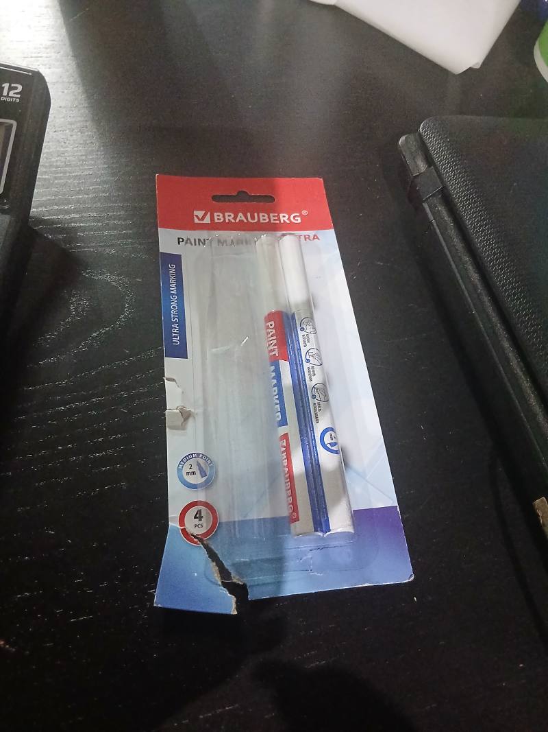 Brauberg Paint Marker Ultra Strong Marking, 4 шт., 2 мм
