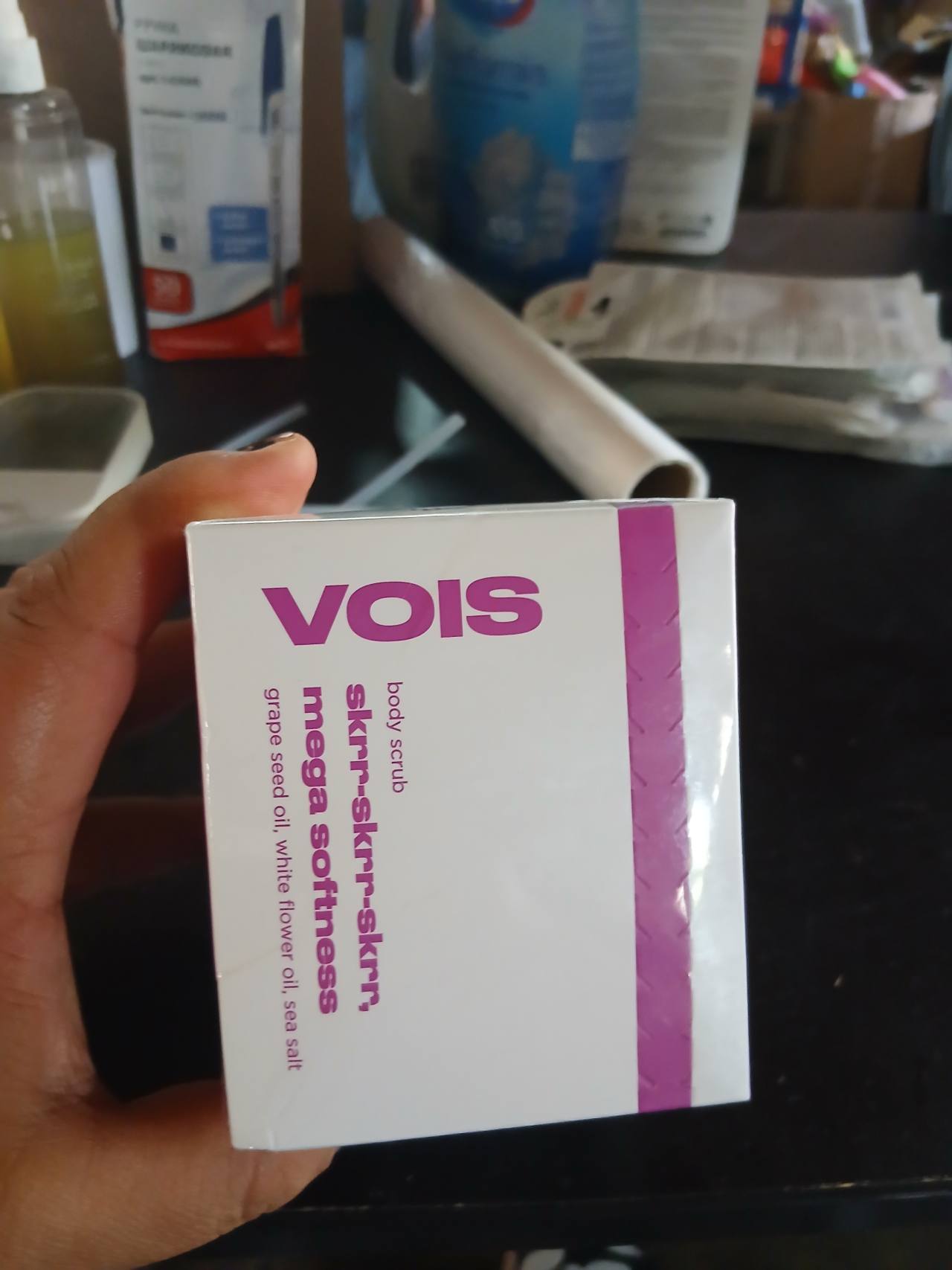 VOIS body scrub skrr-skrr-skrr, mega softness
