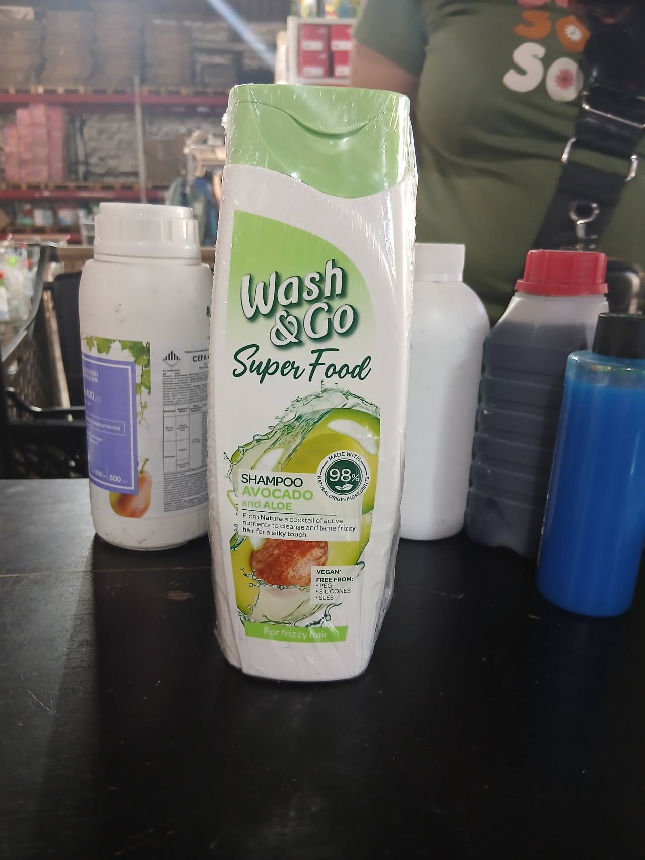 Wash & Go Super Food Shampoo Avocado and Aloe