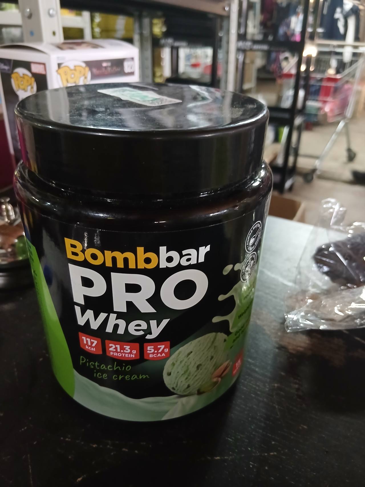 Bombbar PRO Whey Pistachio ice cream