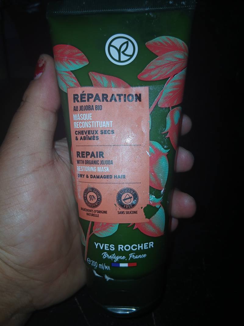 Yves Rocher Repair au Jojoba Bio восстанавливающая маска для сухих и повреждённых волос