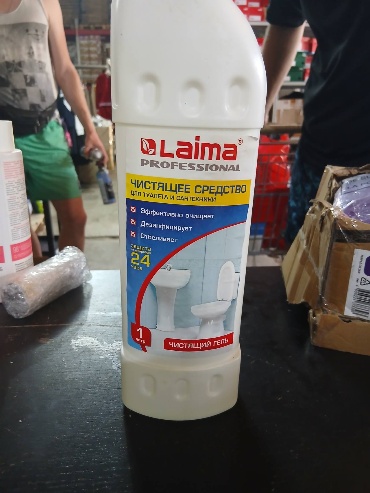 Laima PROFESSIONAL Чистящее средство для туалета и сантехники 1 литр