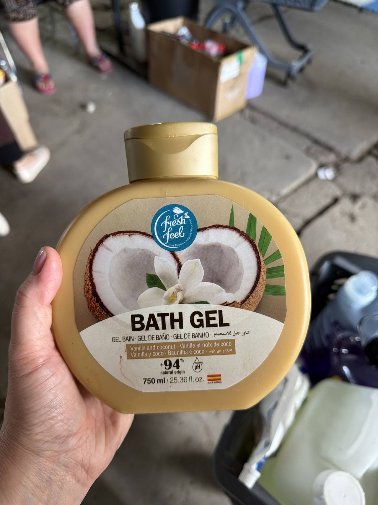 Bath Gel Vanilla and Coconut