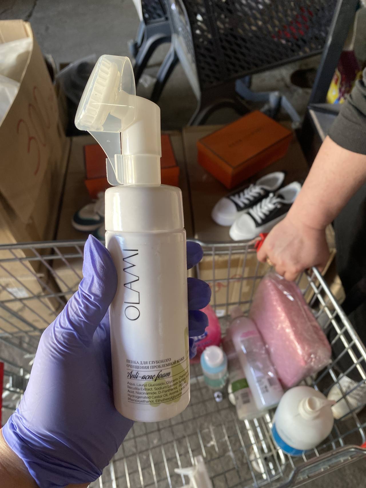 OLAMI Пенка для глубокого очищения проблемной кожи Anti-acne foam