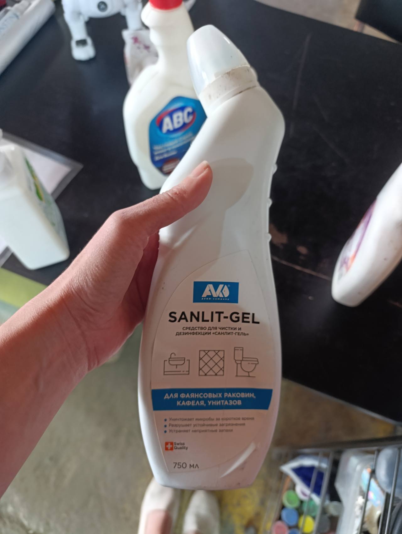 SANLIT-GEL средство для чистки и дезинфекции