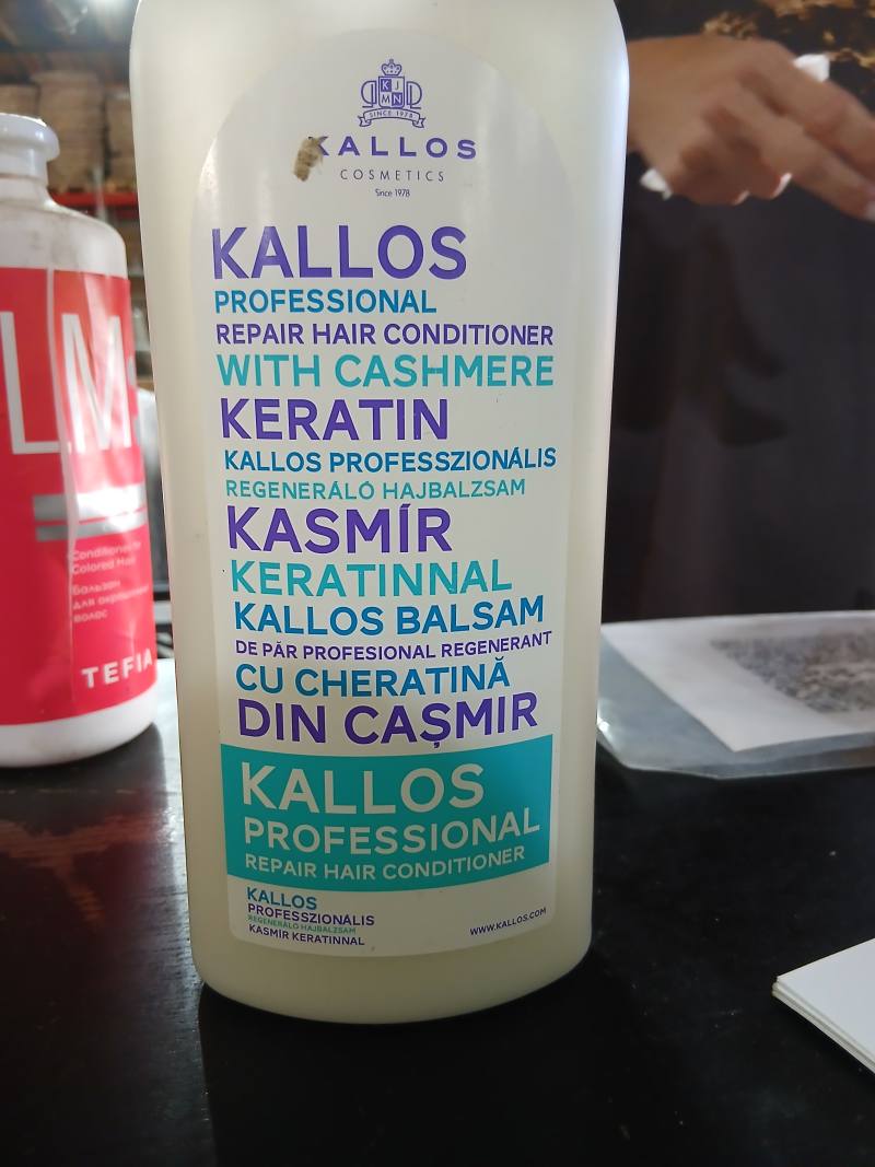 Kallos Professional Repair Hair Conditioner with Cashmere Keratin