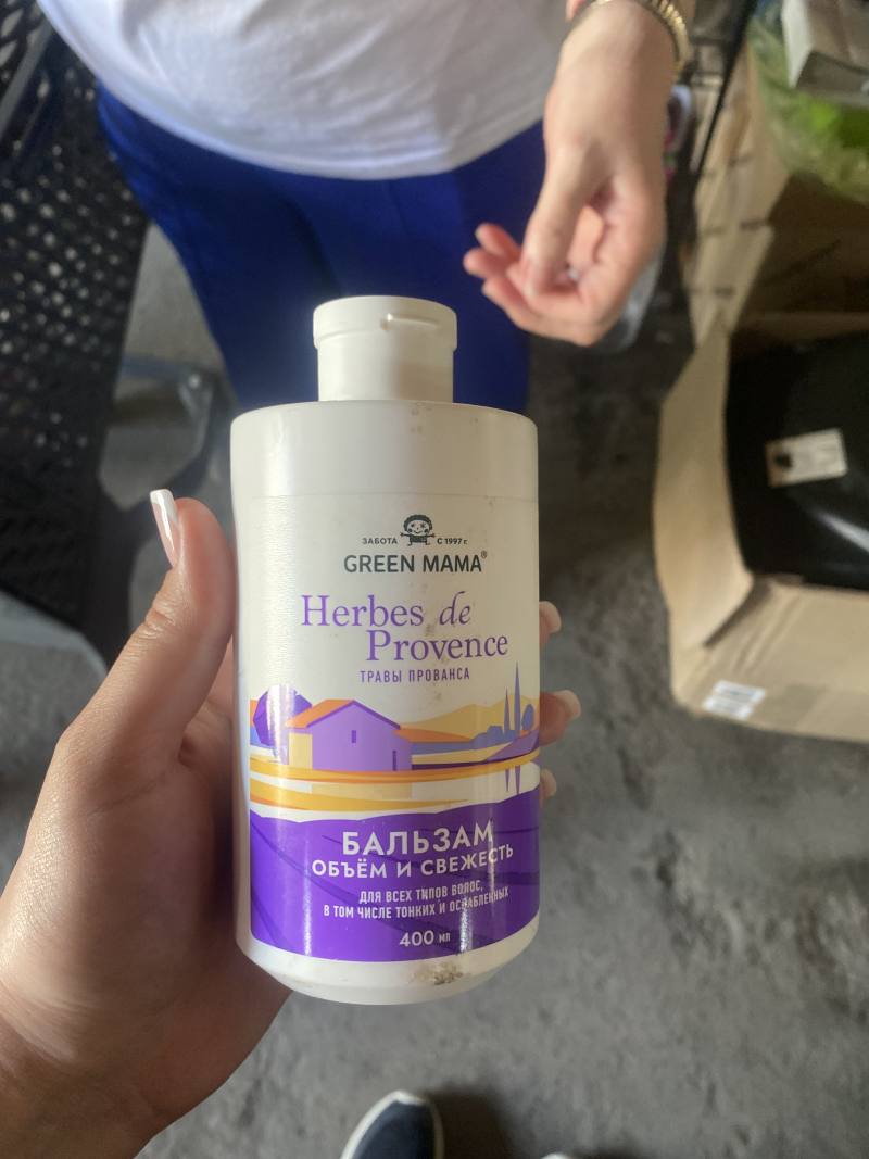 Бальзам для волос Green Mama Herbes de Provence Объем и Свежесть