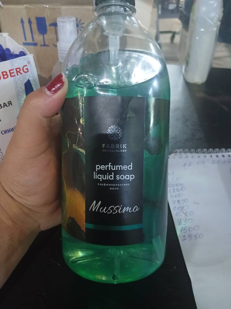 FABRIK COSMETOLOGY perfumed liquid soap Mussimo парфюмированное мыло