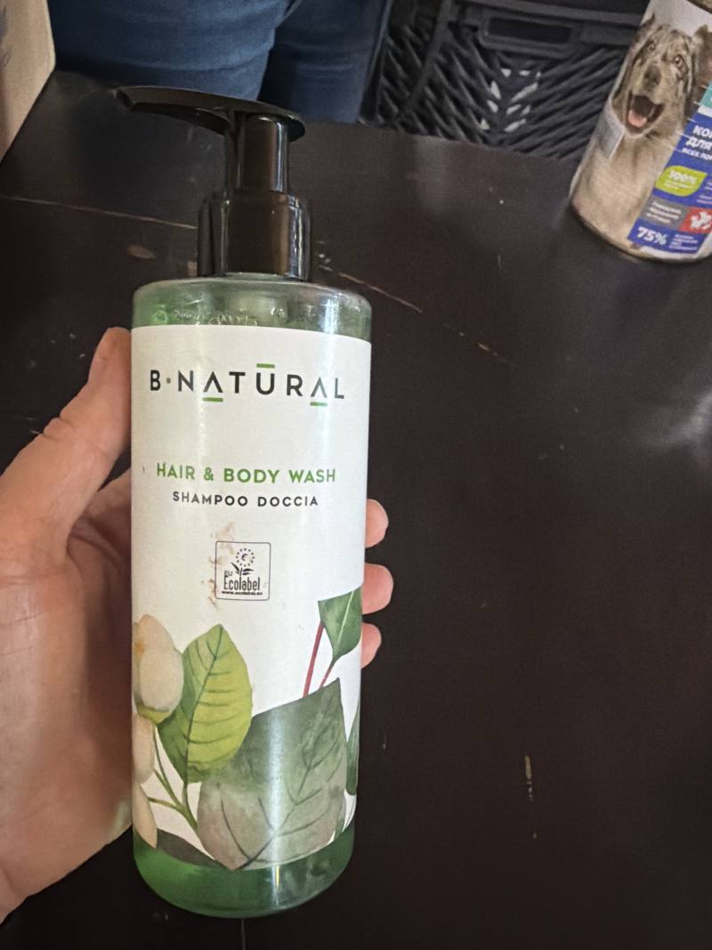 B.NATURAL Hair & Body Wash Shampoo Doccia