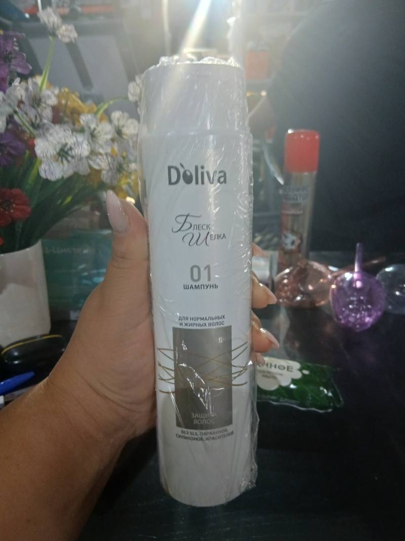 Delia 01 Шампунь «Блеск шелка»