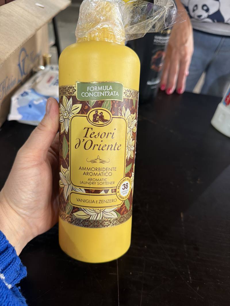 Tesori d'Oriente Ammorbidente Aromatico Vaniglia e Zenzero