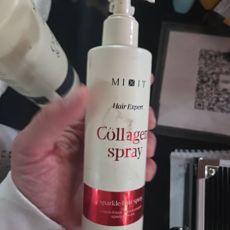 MI&IT Collagen spray sparkle hair spray