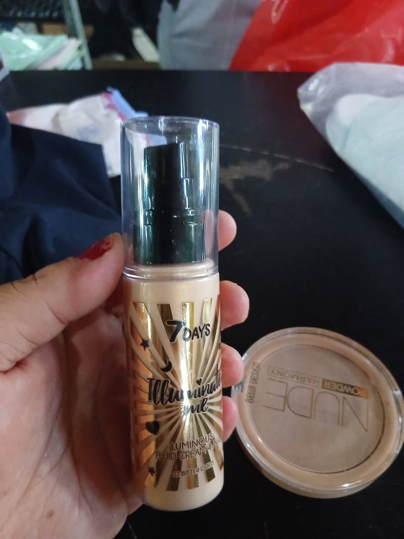 7DAYS Illumina Luminous Fluid Cream 02 Bitter Gold