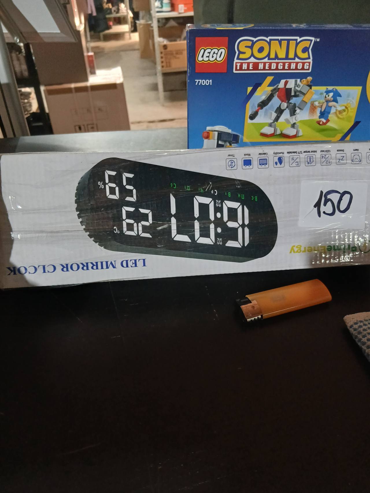 LED Mirror Clock