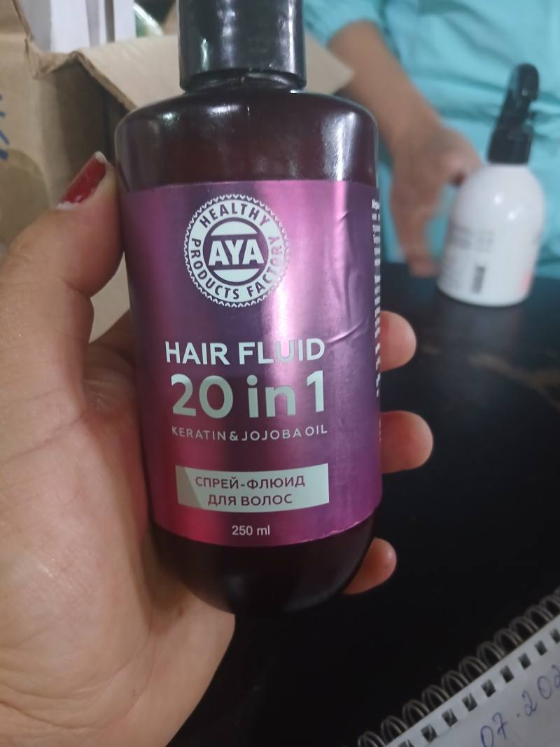 AYA Hair Fluid 20 in 1 Спрей-флюид для волос с кератином и маслом жожоба