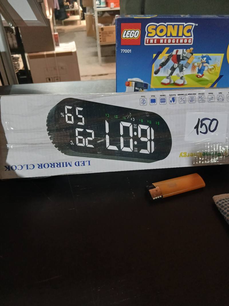 LED Mirror Clock