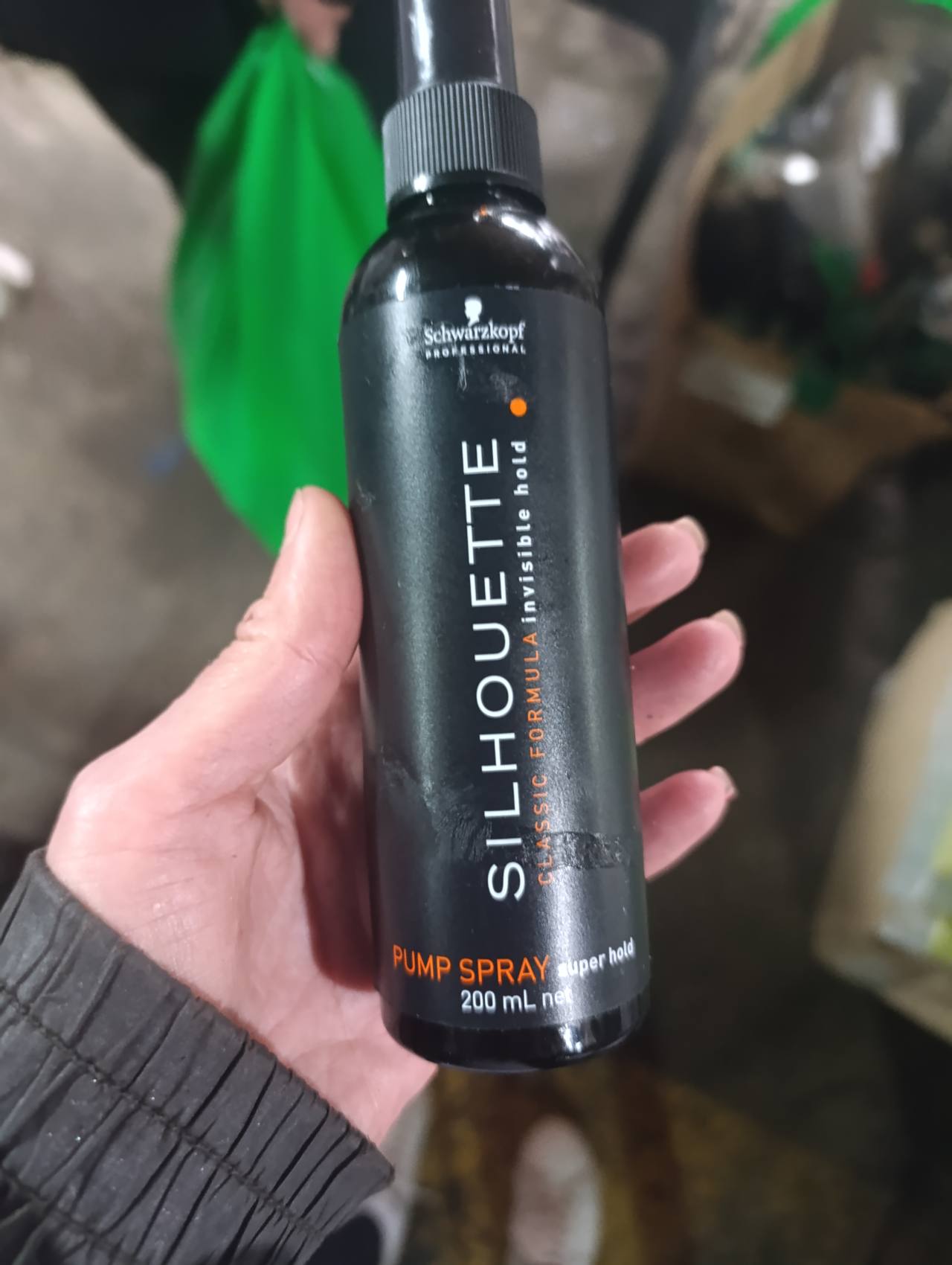 SILHOUETTE CLASSIC FORMULA invisible hold PUMP SPRAY super hold