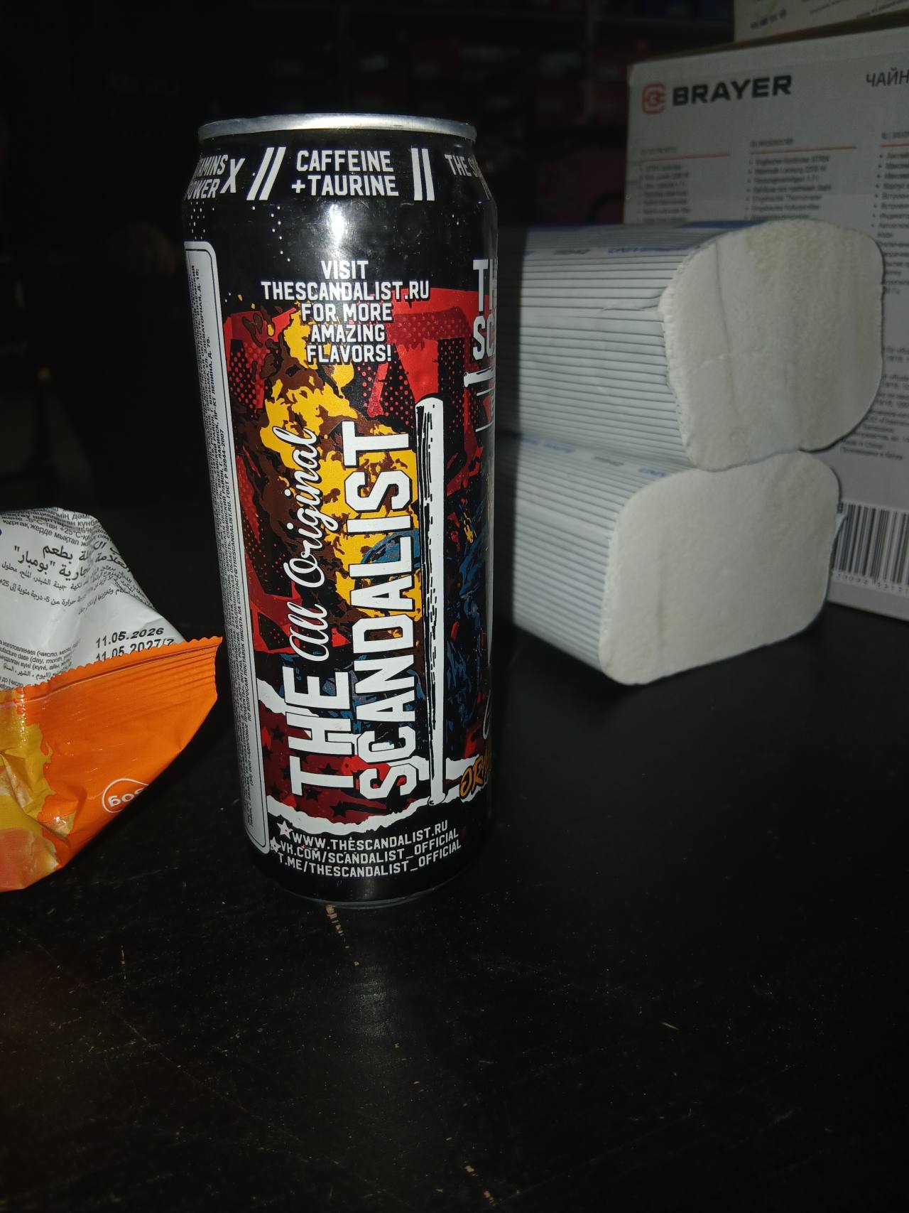 Scandalist Energy Drink Caffeine + Taurine