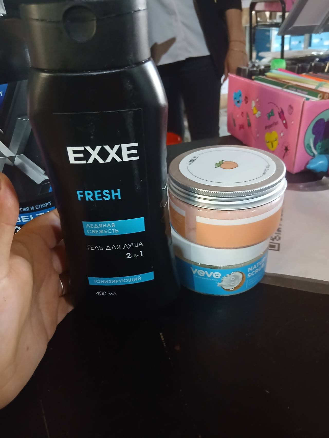 EXXE FRESH Гель для душа 2-в-1 Тонизирующий Ледяная свежесть