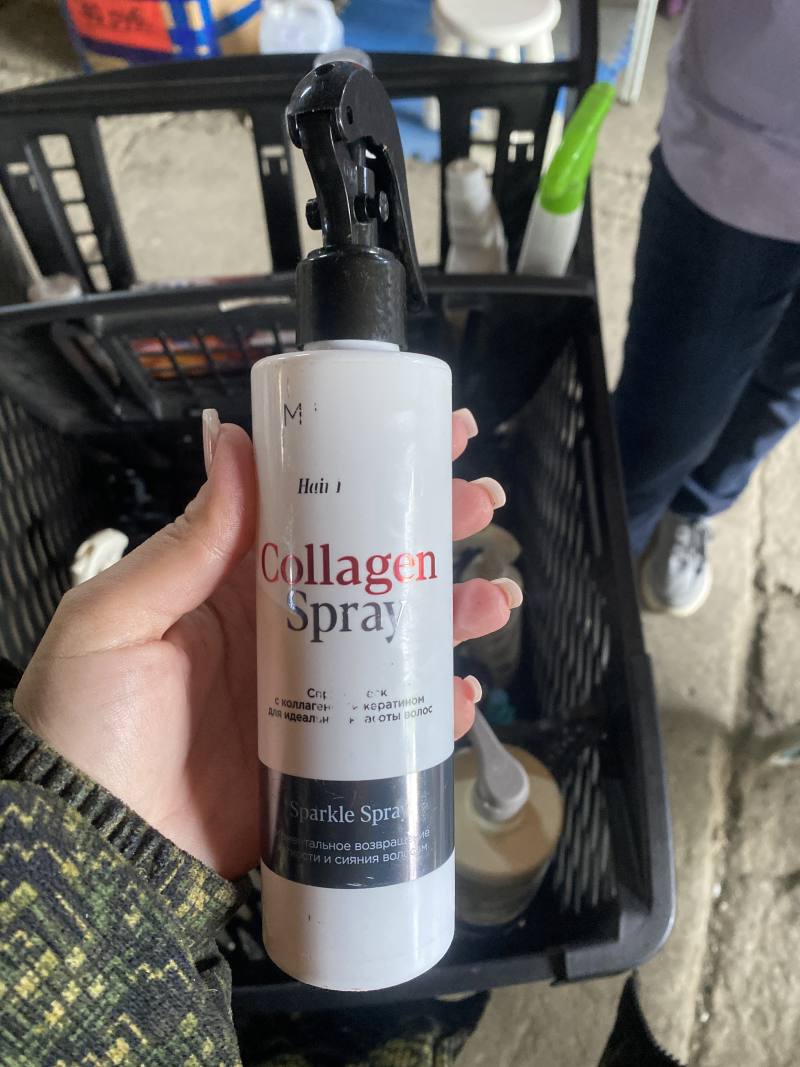 Collagen Spray Sparkle Spray с коллагеном и кератином для волос