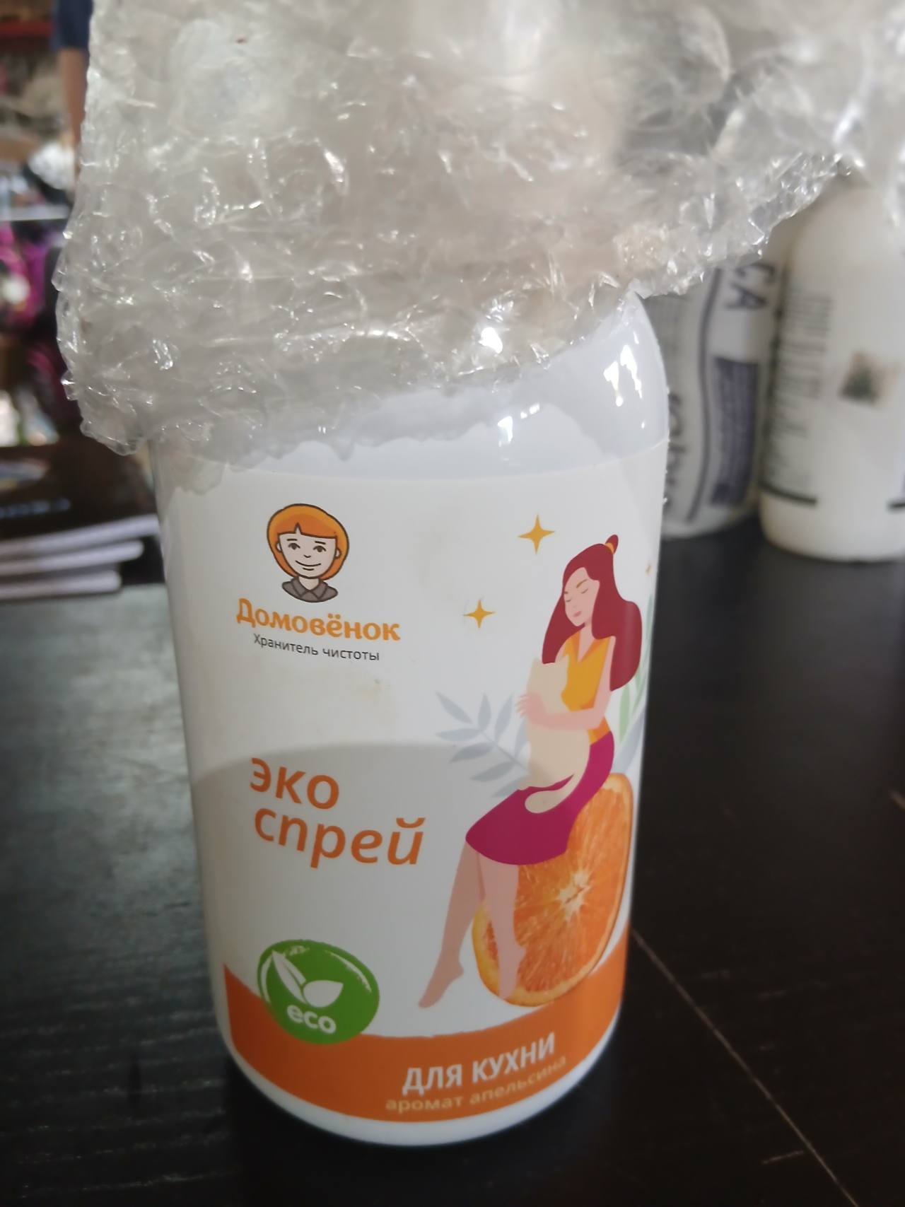 ЭКО СПРЕЙ ДЛЯ КУХНИ Домовенок аромат апельсина