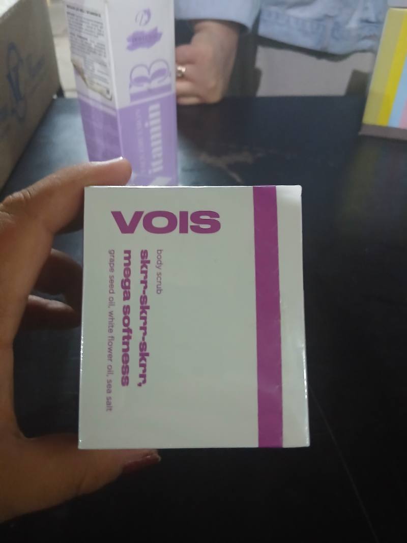 VOIS body scrub skrr-skrr-skrr, mega softness