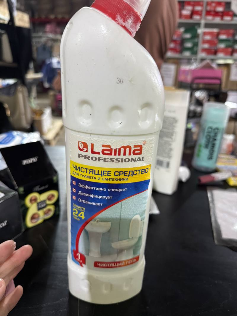 Чистящее средство для туалета и сантехники Laima Professional Чистящий гель