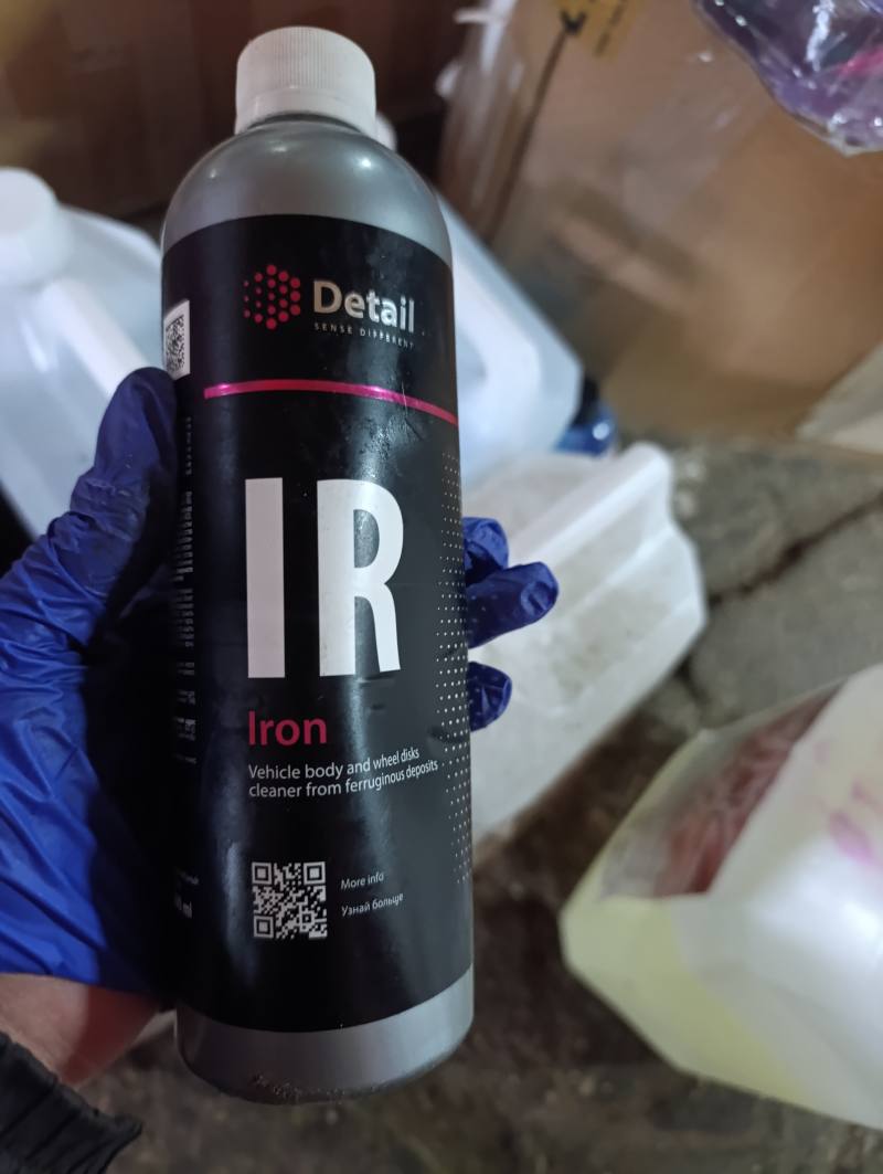 Detail IR Iron Vehicle body and wheel disks cleaner from ferruginous deposits