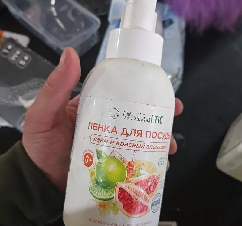 Пенка для посуды MELTIC лайм и красный апельсин