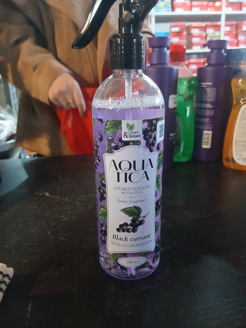 Ароматизатор воздуха AQUA TICA Black currant (чёрная смородина), 350 мл