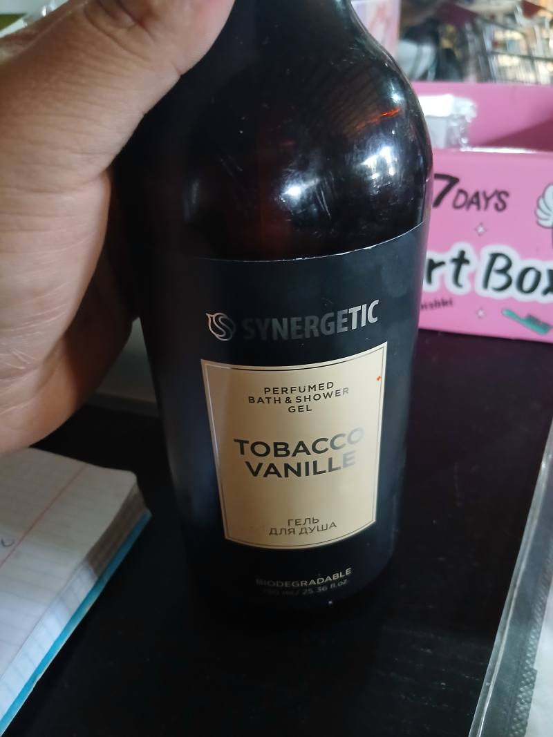 SYNERGETIC Perfumed Bath & Shower Gel Tobacco Vanille