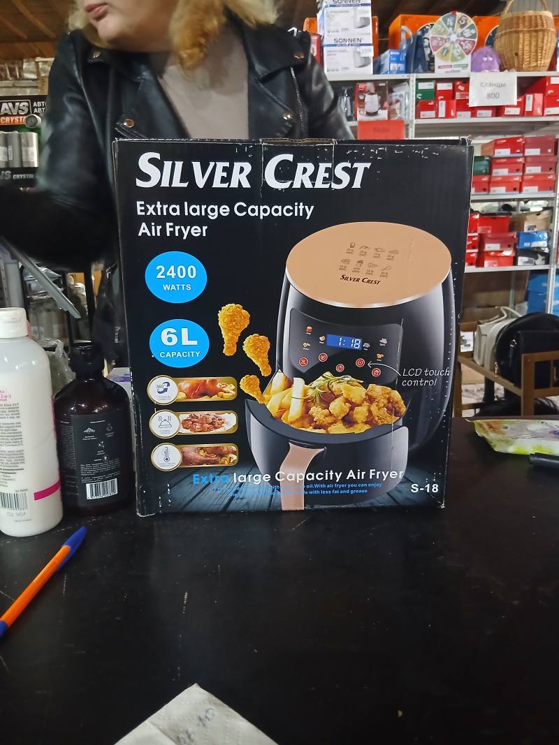 Silver Crest Extra Large Capacity Air Fryer S-18