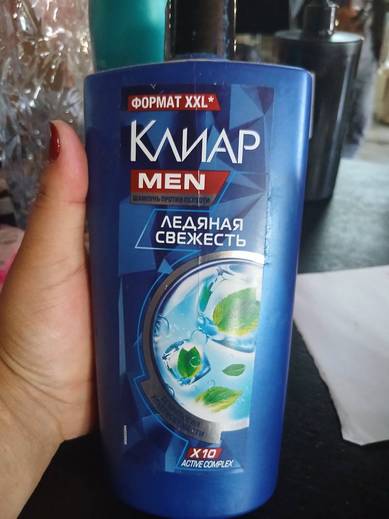 Шампунь против перхоти Clear Men Ледяная свежесть