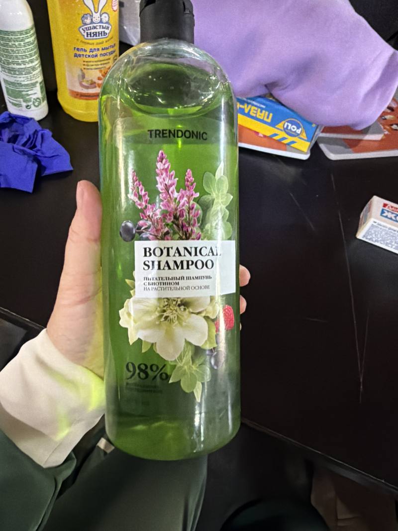 TRENDONIC Botanical Shampoo Питательный с биотином на растительной основе