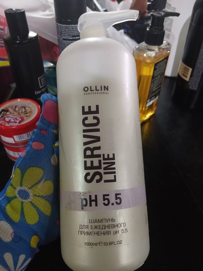 Шампунь для ежедневного применения OLLIN PROFESSIONAL SERVICE LINE DAILY SHAMPOO pH 5.5