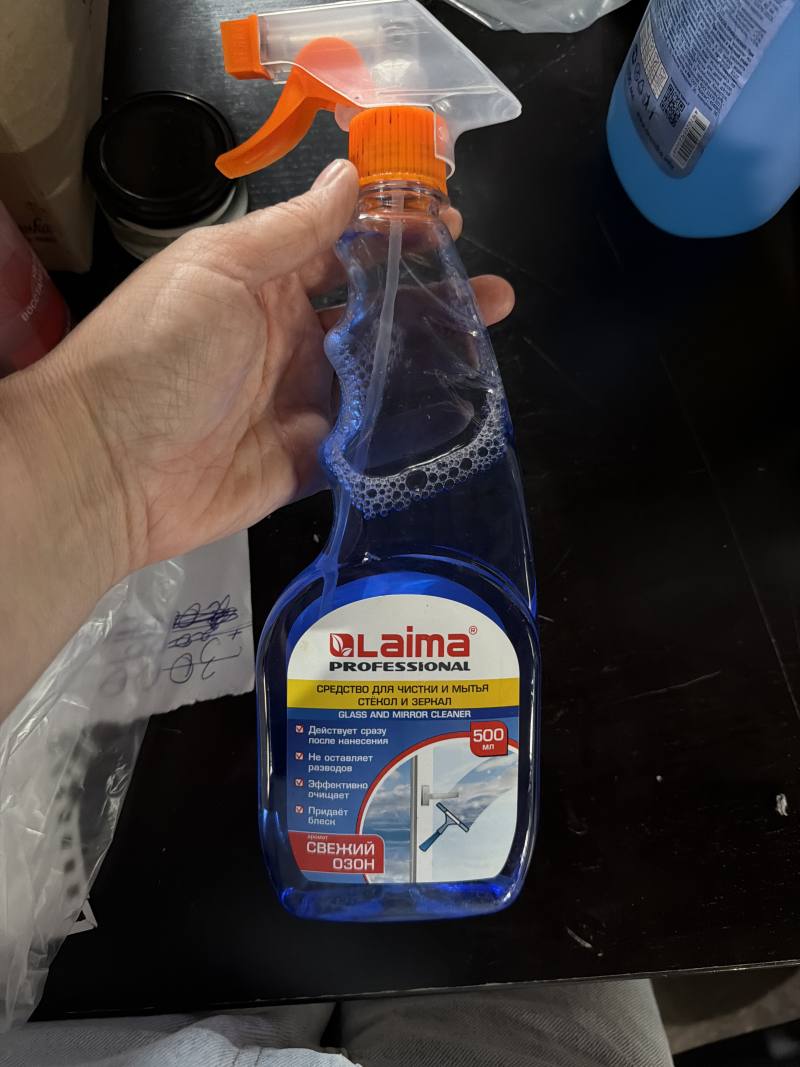 Laima PROFESSIONAL Средство для чистки и мытья стекол и зеркал