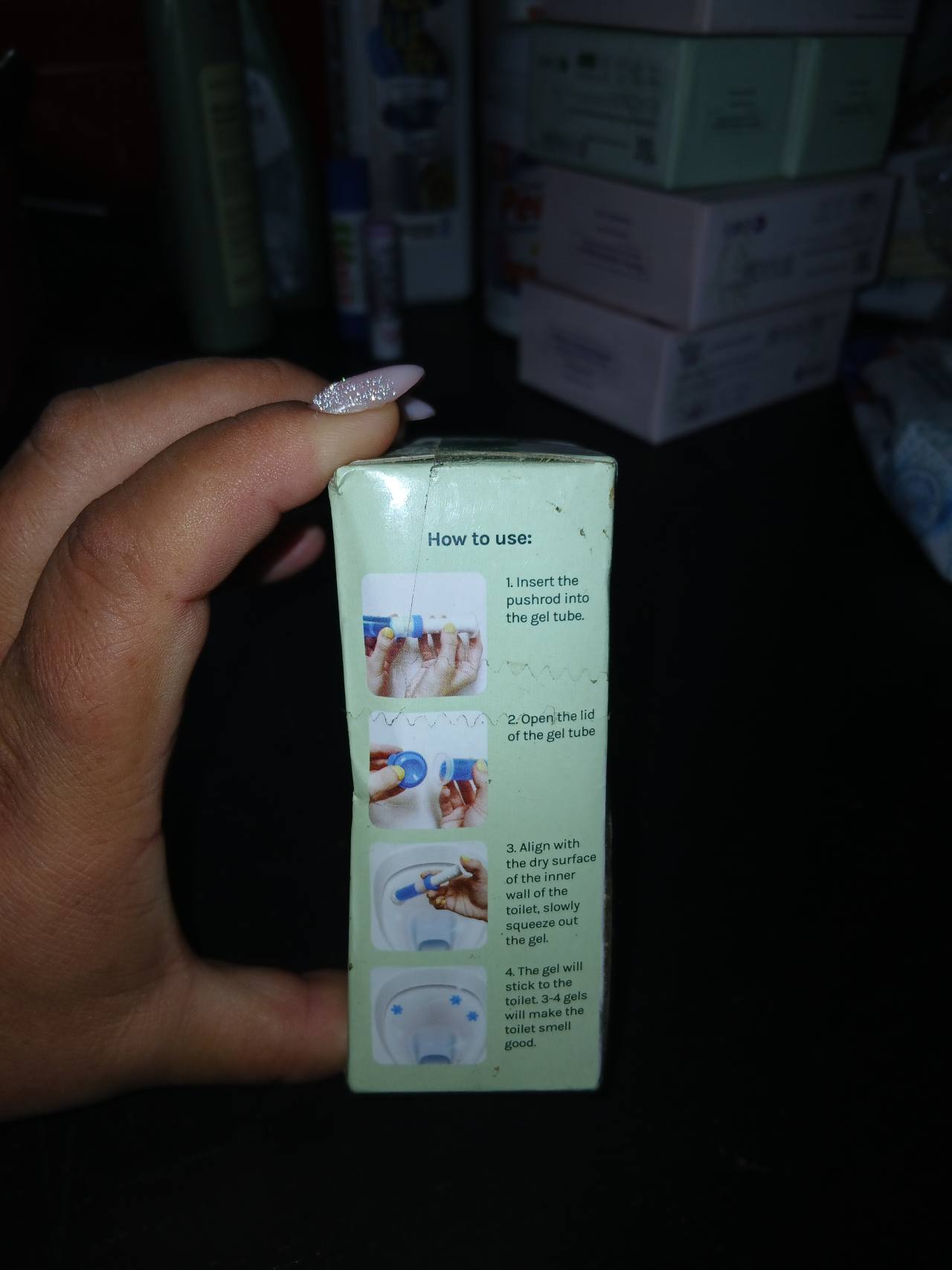 Toilet gel