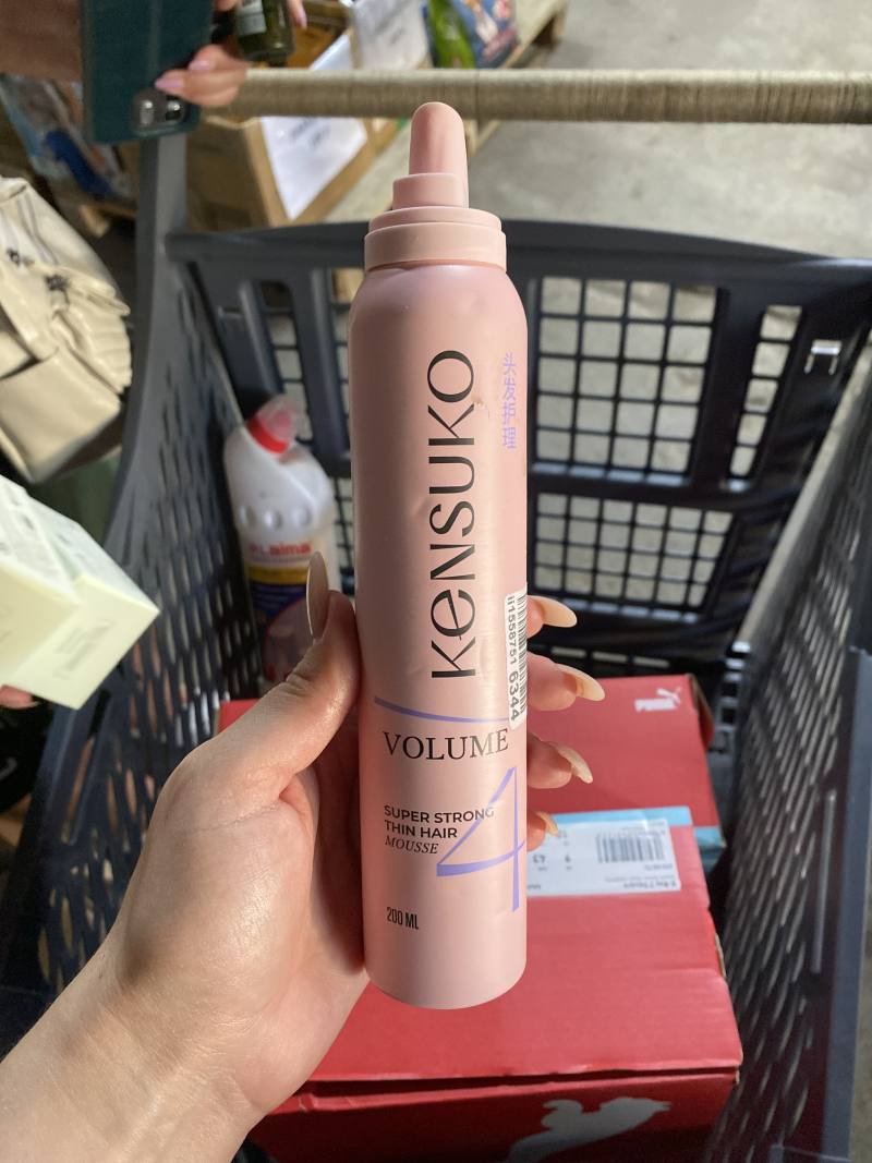 KENSUKO VOLUME SUPER STRONG THIN HAIR MOUSSE