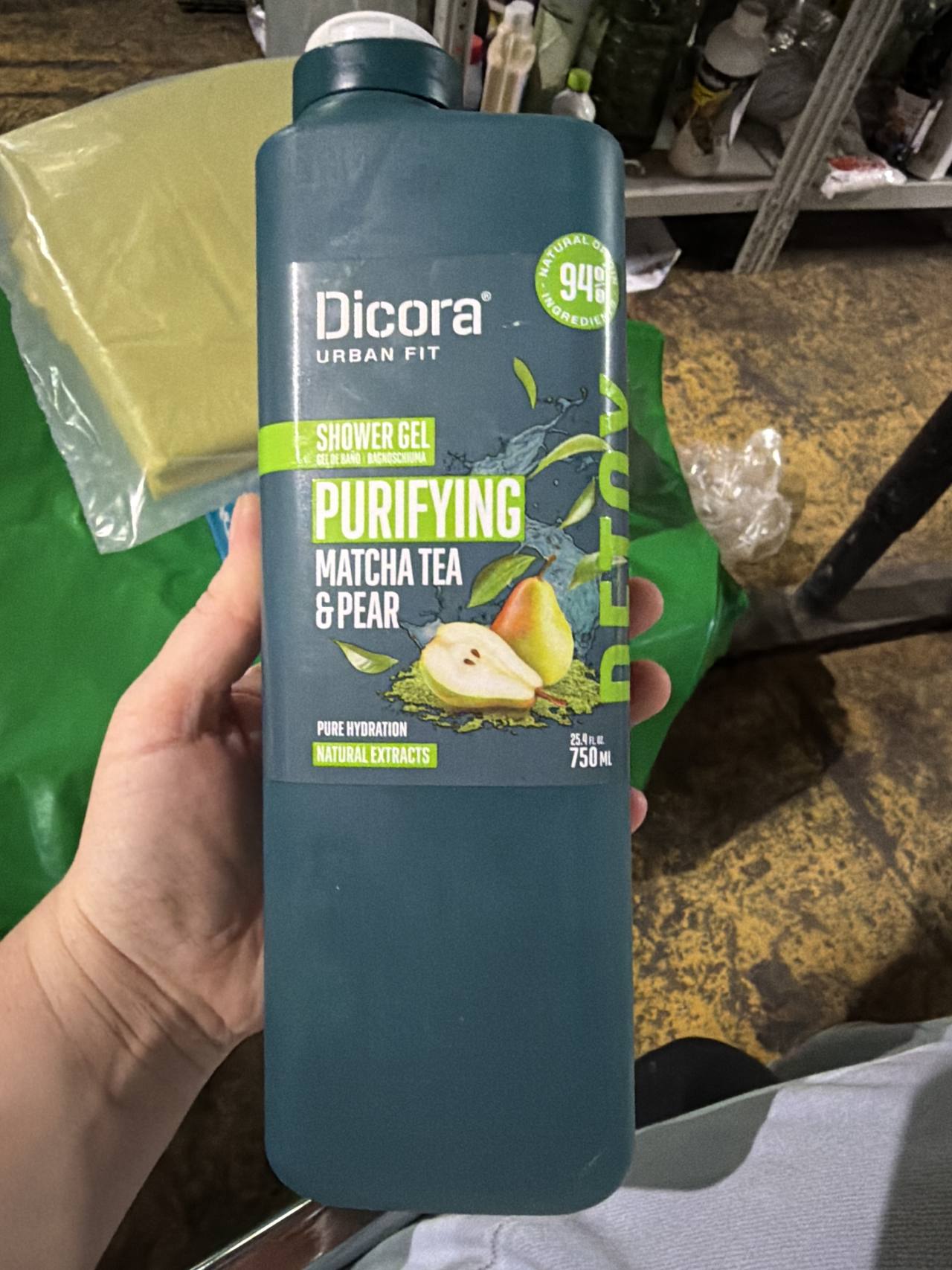 Dicora URBAN FIT Purifying Shower Gel Matcha Tea & Pear