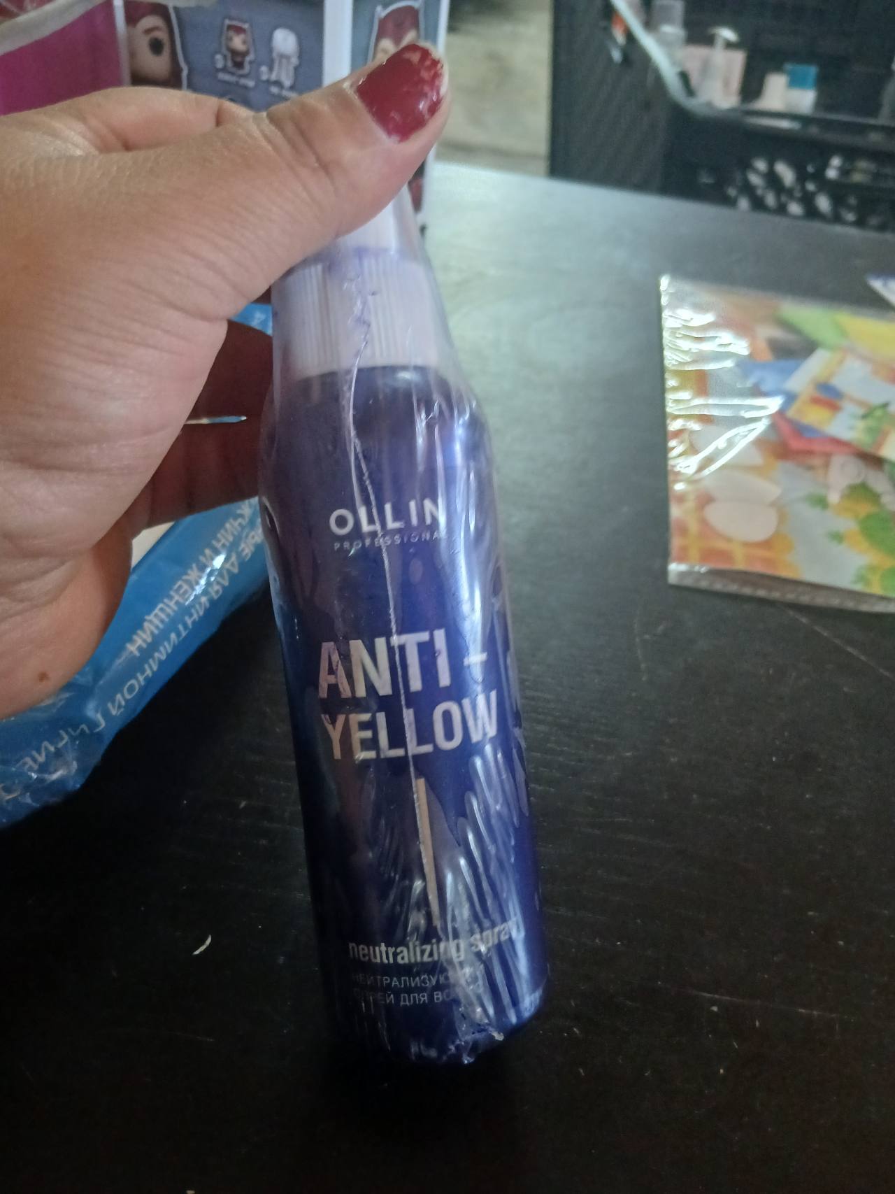 OLLIN PROFESSIONAL ANTI YELLOW neutralizing spray