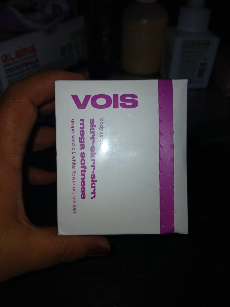 VOIS body scrub skrr-skrr-skrr, mega softness