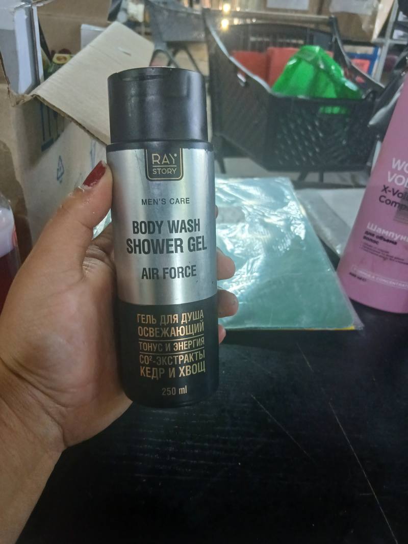 Ray Story Body Wash Shower Gel Air Force Гель для душа освежающий тонус и энергия с экстрактами кедра и хвоща