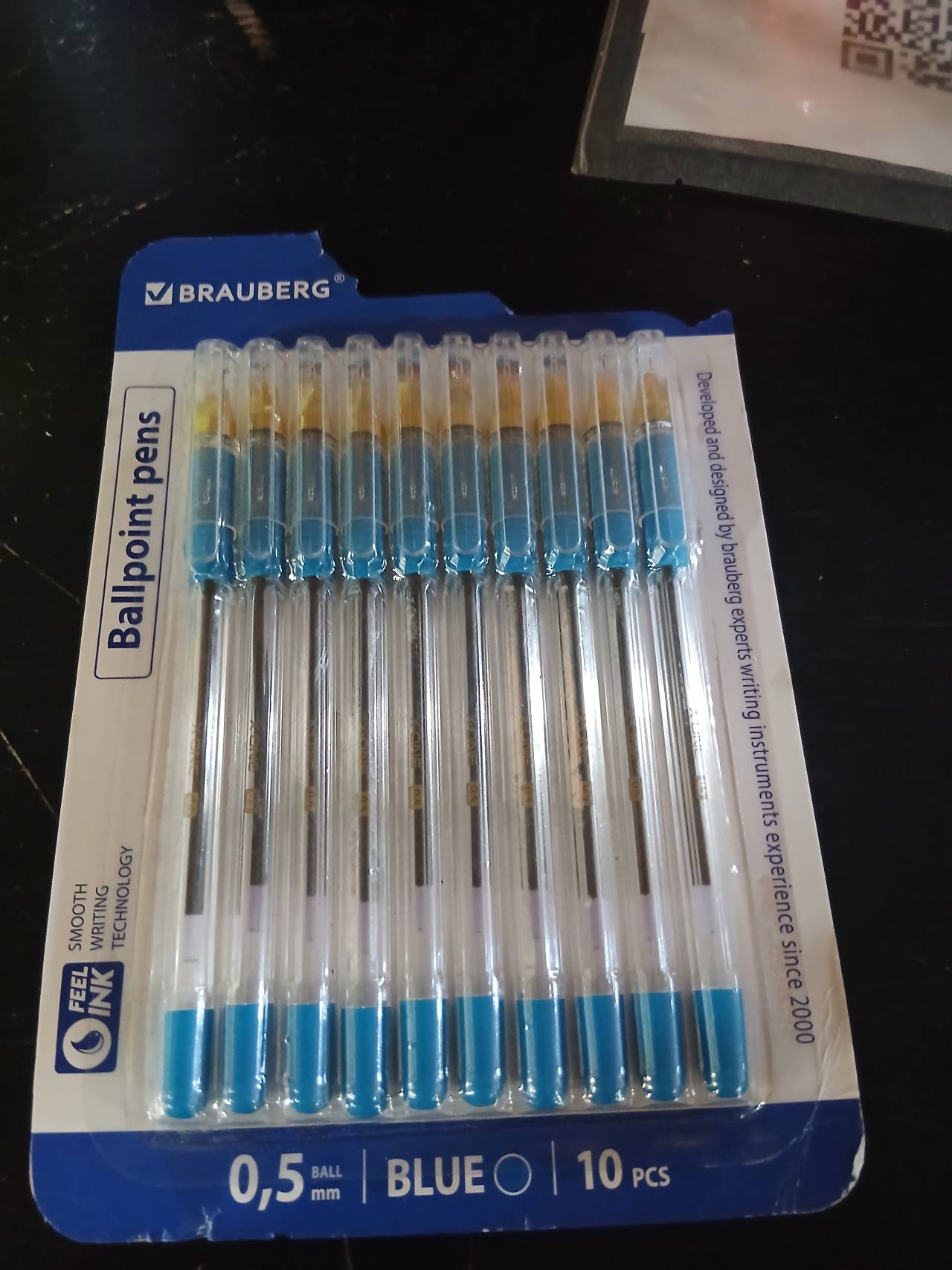 Brauberg Ballpoint pens 0.5mm Blue 10 pcs