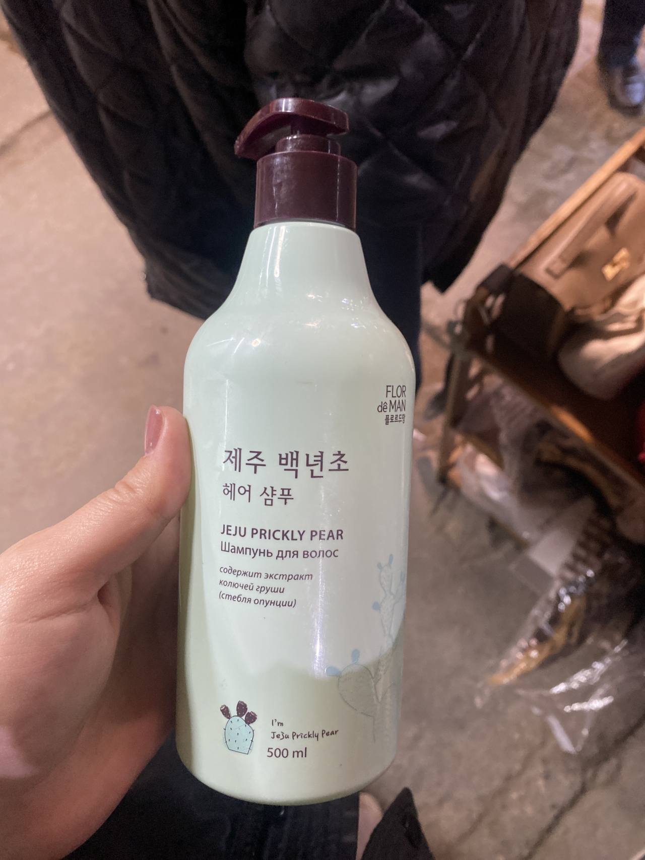 FLOR de MAN Jeju Prickly Pear шампунь для волос