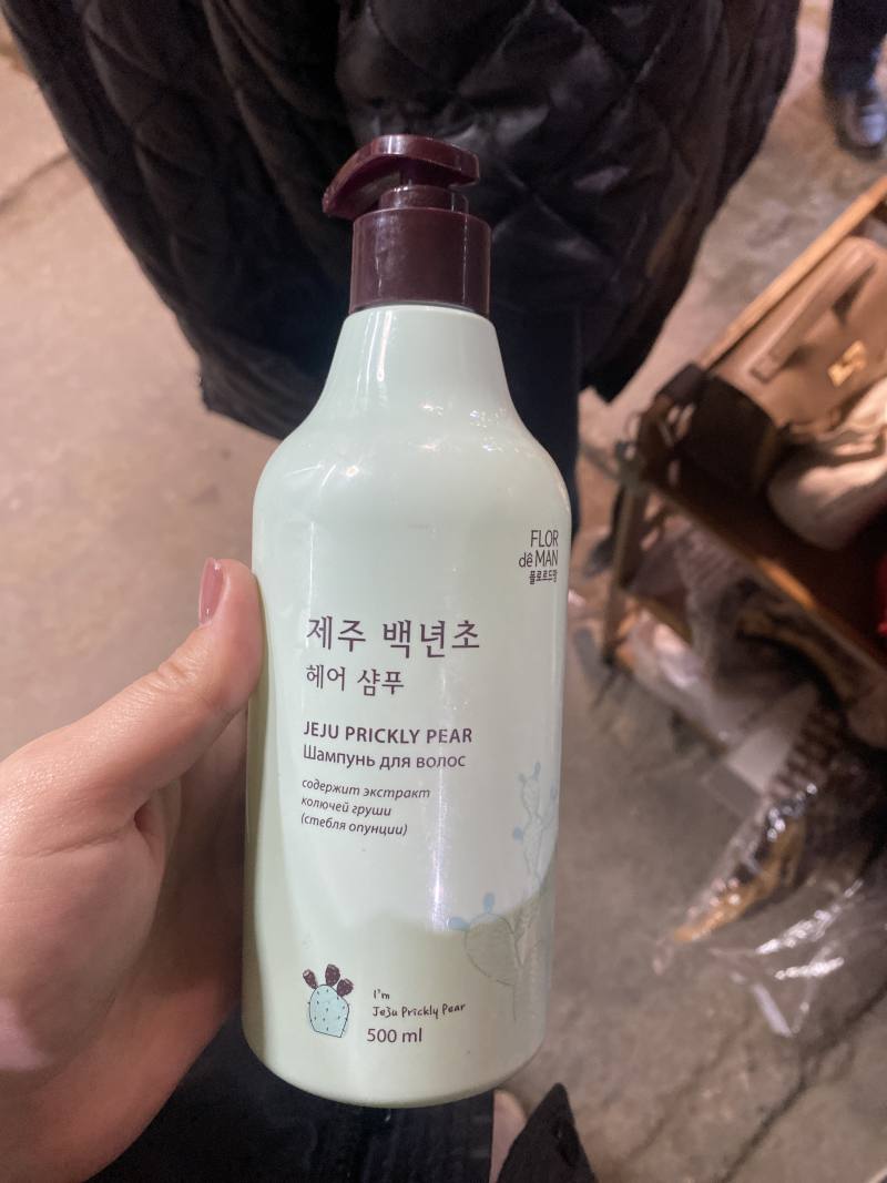 FLOR de MAN Jeju Prickly Pear шампунь для волос