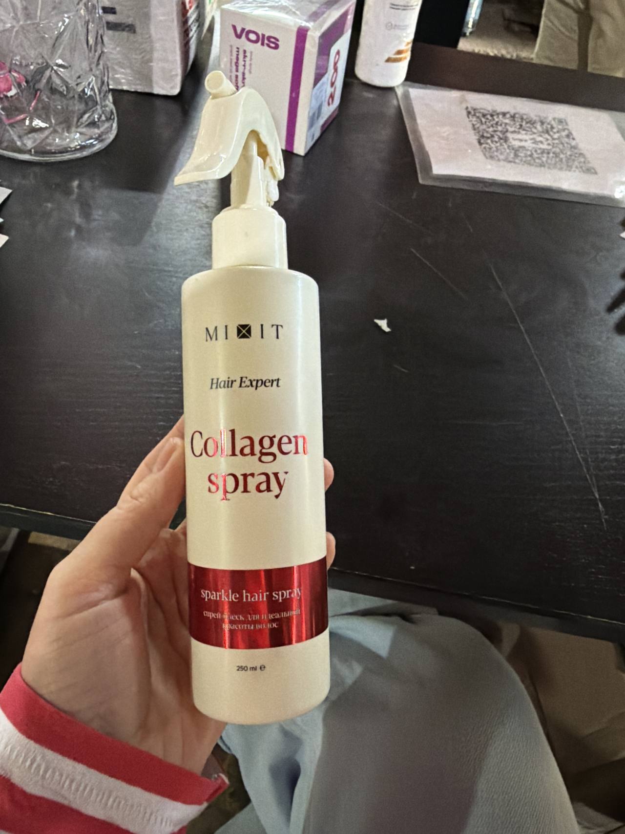 Collagen spray Sparkle hair spray