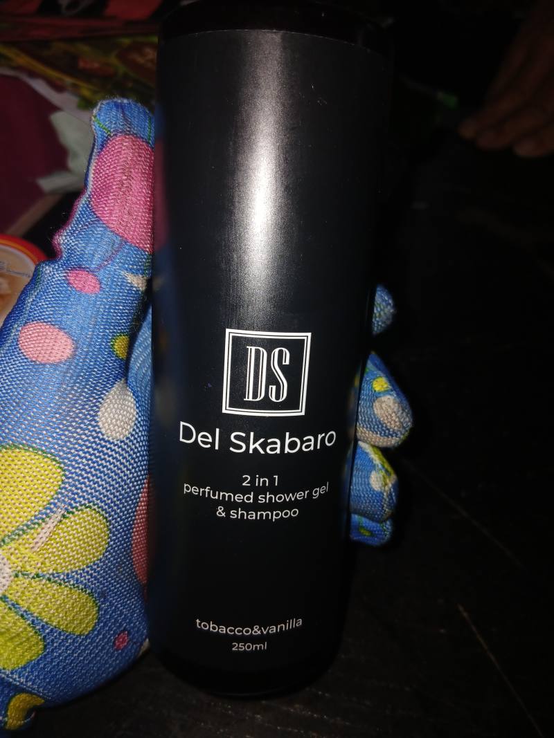 Del Skabaro 2 in 1 perfumed shower gel & shampoo tobacco&vanilla